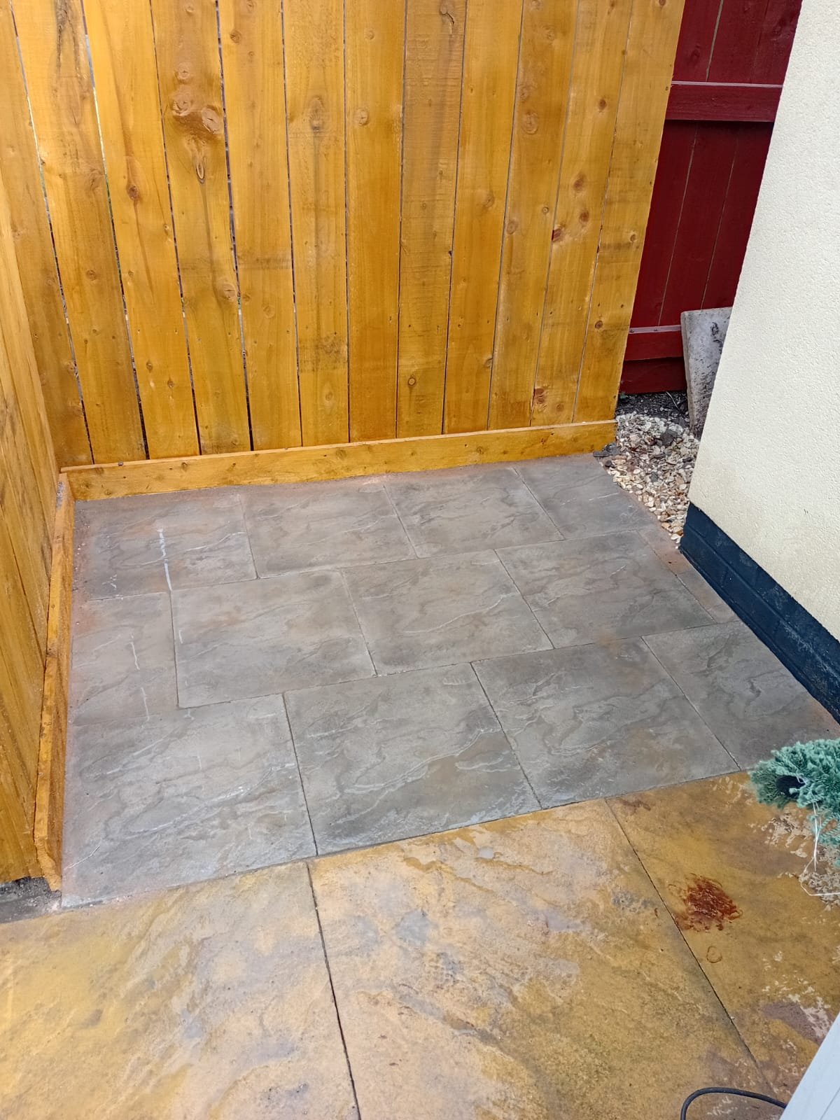 Completed driveway project